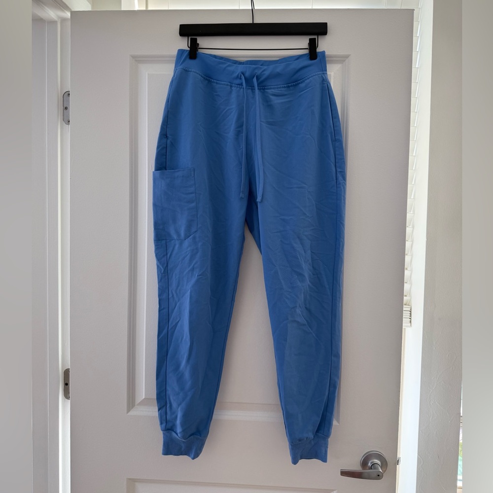 Ceil Blue Jogger Scrub Pants Mandala